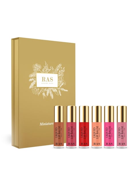 RAS Luxury Oils Tinted Lip Balm Miniature Set - Pack of 6-picture-17