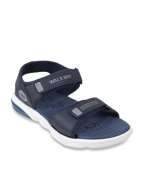 Walkway Men's Navy Floater Sandals-picture-17