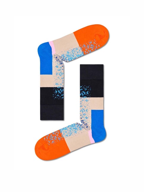 Happy Socks Dressed Multicolor Cotton Color Block Socks (43-46)-image-29