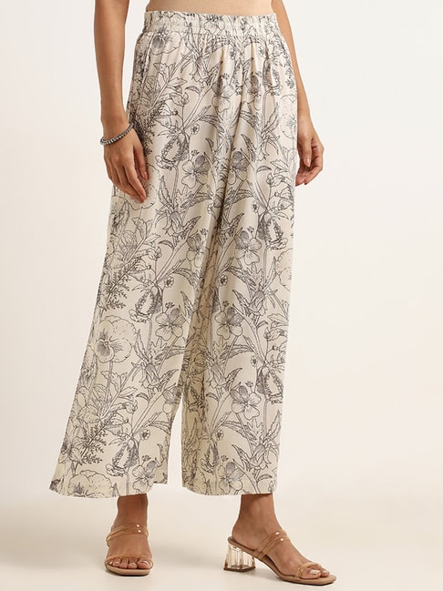 Spring/Summer Bohemian Ethnic Style Pants Korean High Waist Printed Wide  Leg Split Pants for Women Beach Trousers Pantalon Mujer - AliExpress