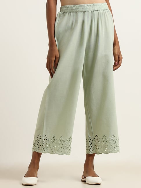 Women's Ethnic Bottomwear with Upto 50% Off - Buy Ethnic Linen Bottomwear  for Women Online