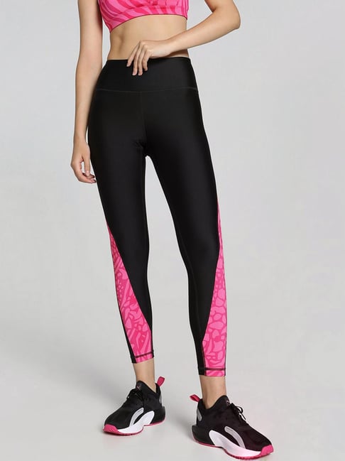 Pink and black puma leggings hotsell