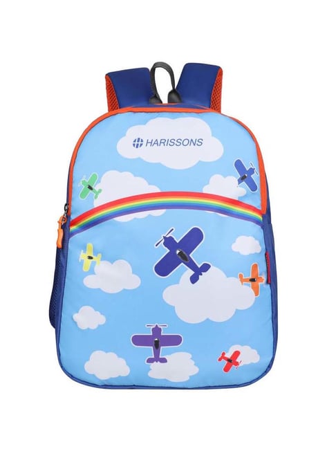 Harissons Air Kids Blue Polyester Printed Backpack - 14 Ltrs-picture-37