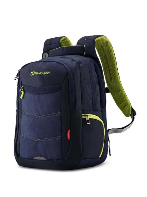 Buy Harissons Ascent Navy Blue Solid Laptop Backpack 40 Ltrs Online At Best Price Tata CLiQ