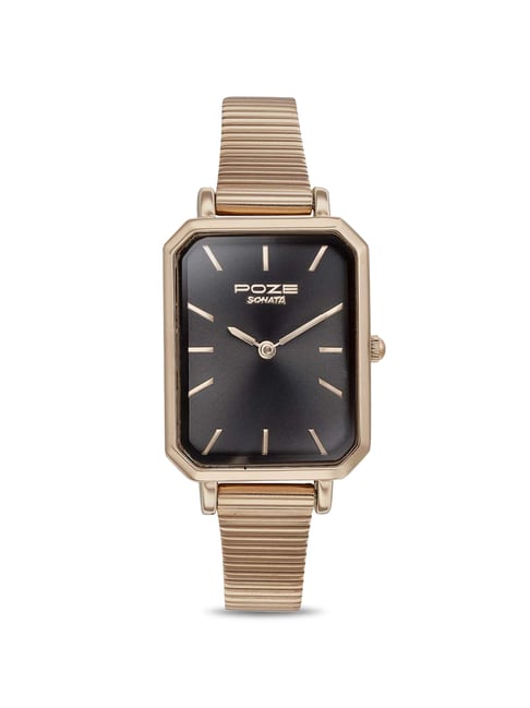 sonata poze sp80070wm01w analog watch for women
