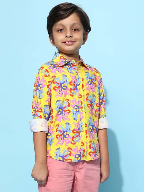 Tales & Stories Kids Multicolor Printed Full Sleeves Shirt-picture-47