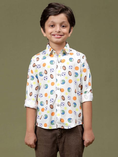 Tales & Stories Kids Multicolor Printed Full Sleeves Shirt-picture-40