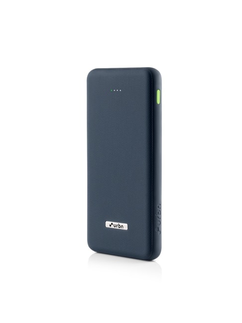 URBN 10000 mAh Ultra Slim 22.5W, Two Way Fast Charging Power Bank with Type C Input-Output (Blue)