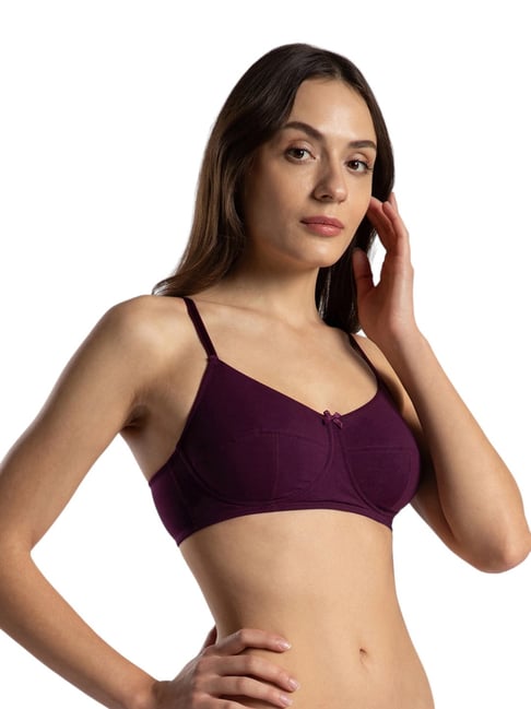 Van Heusen Maroon Cotton T-Shirt Bra-picture-36