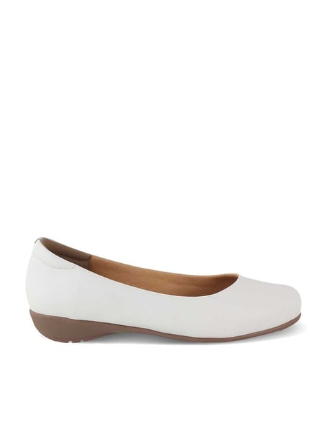 Buy Tresmode Women's White Flat Ballets for Women at Best Price