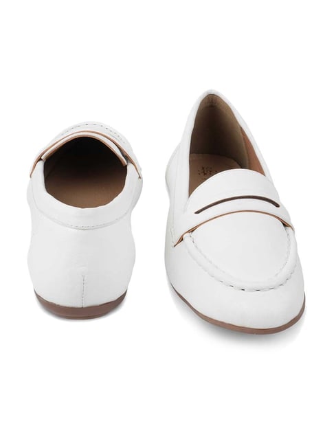 Tresmode White Slip On Loafers Womens Loafers Women's Style