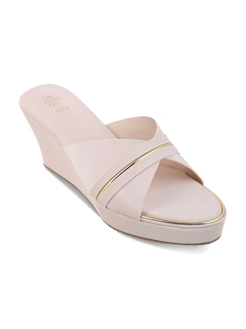 Buy Tresmode Women's Beige Casual Wedges for Women at Best Price