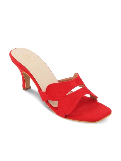 Tresmode Women's Red Casual Stilettos
