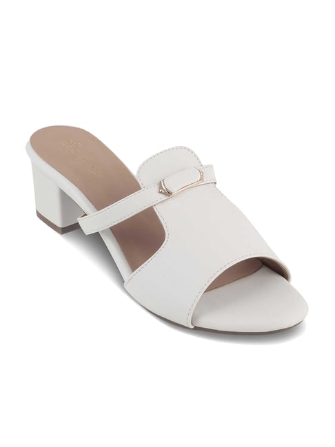 Tresmode Women's White Casual Sandals