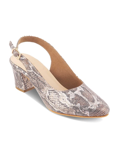 Tresmode Women's Champagne Back Strap Sandals