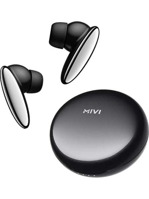Mivi DuoPods N6 In Ear BT Earbuds with 50 Hrs Playtime & AI ENC Technology (Black, True Wireless)
