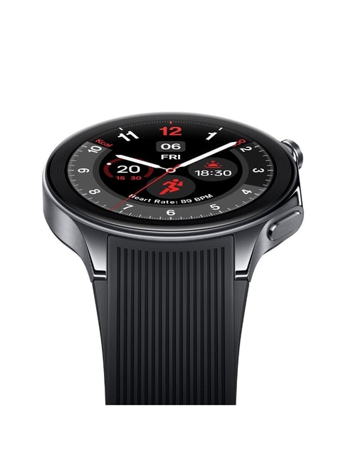 OnePlus Watch BT Calling Smartwatch with inch AMOLED Display (Black  Steel)
