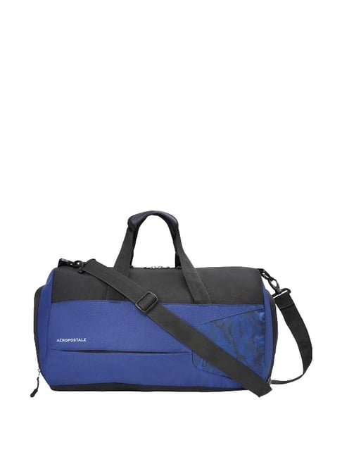 Aeropostale Granger Blue & Black Polyester Color Block Duffle Bag-picture-21
