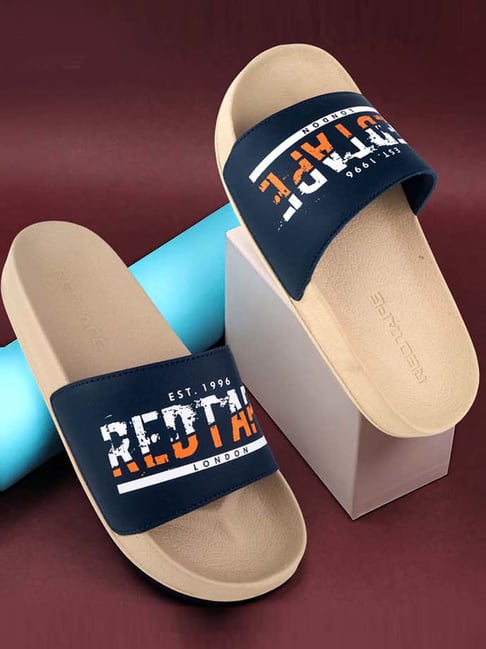Red Tape Men's Navy Slides-picture-26