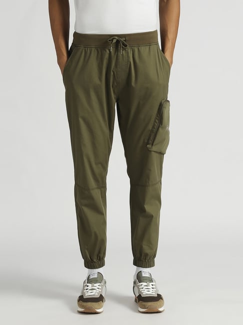 Pepe Jeans Olive Green Regular Fit Joggers-picture-24