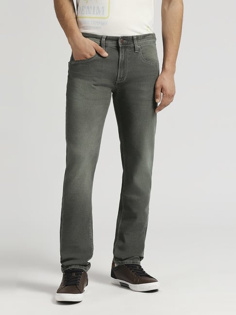 Pepe Jeans Grey Cotton Slim Fit Jeans