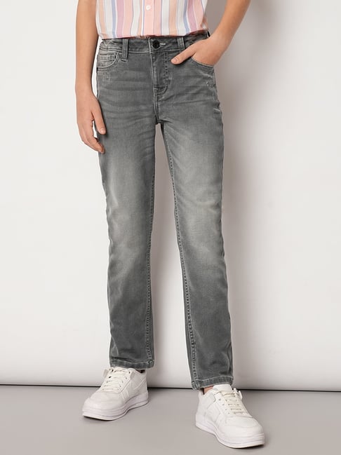 Grey jeans juniors best sale