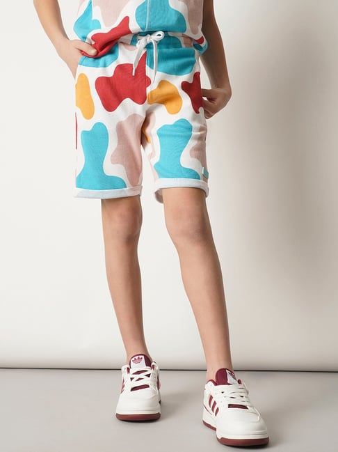 Jack & Jones Junior White Printed Shorts-picture-39