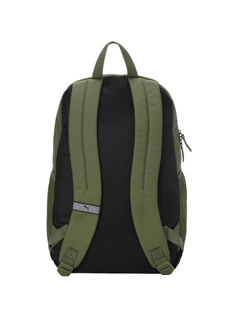 puma olive green backpack
