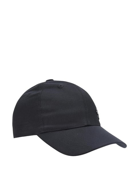 Solid black baseball cap on sale