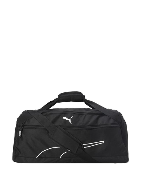 Puma Fundamentals Black Medium Duffle Bag