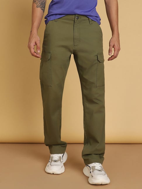 cllios Mens Cargo Pants Outdoor Tactical Pant Straight Leg Elastic