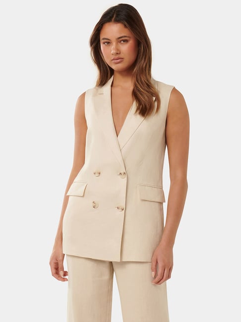 Forever New Cream Waistcoat-picture-43