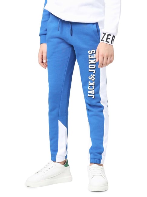 Jack & Jones Junior Blue Printed Trackpants-picture-35