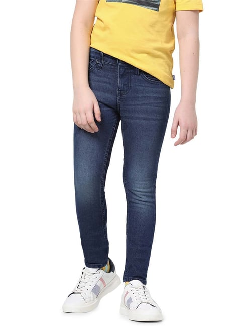 Jack Jones Junior Blue Slim Fit Jeans