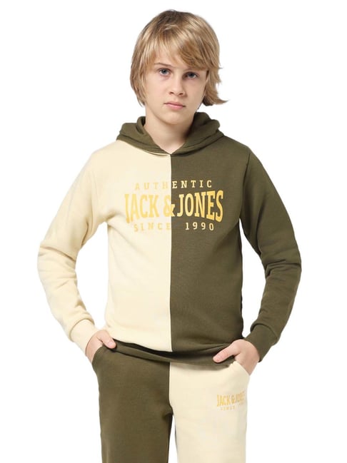 Sudadera Jack & Jones Junior Con Logo - Corte Normal, 70% Algodón, 30% Poliéster