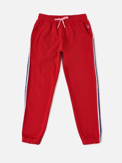 Allen Solly Junior Red Striped Trackpants