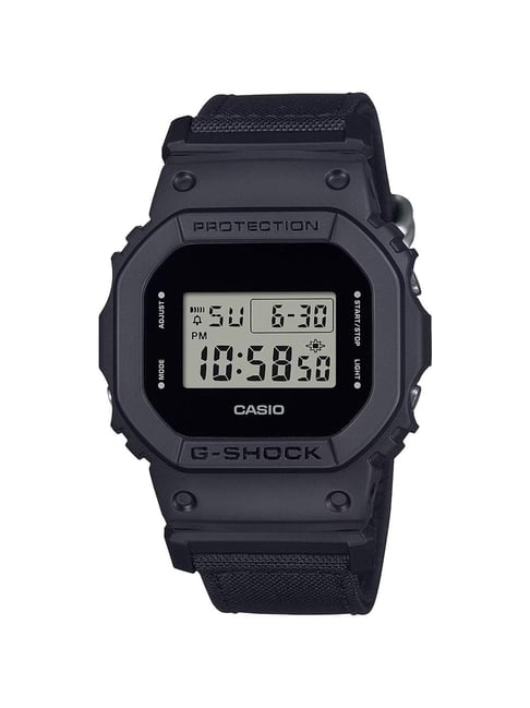 Casio G-Shock DW-5600BCE-1DR Digital Dial Black Cordura Nylon Band Men's Watch G1512