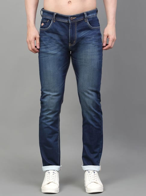 Louis Stitch Dark Navy Slim Fit Jeans-picture-43