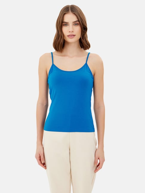 Kazo Blue Cotton Camisole