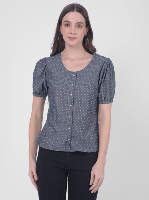 NUMERO UNO Navy Printed Shirt-picture-29