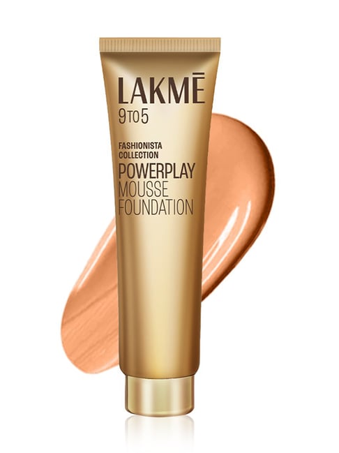 Lakme 9To5 Powerplay Mousse Foundation Mini Rose Ivory - 9 gm-picture-17