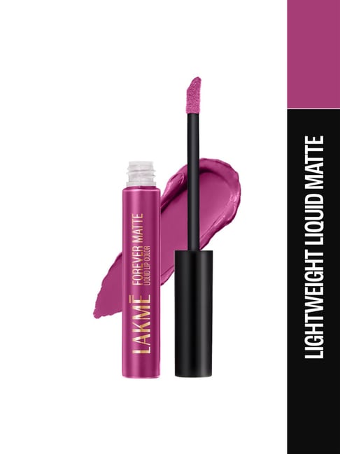 Lakme Forever Matte Liquid Lip Color Pink Trip - 5.6 ml-image-7