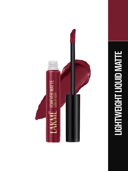 Lakme Forever Matte Liquid Lip Color Red Sangria - 5.6 ml-picture-44