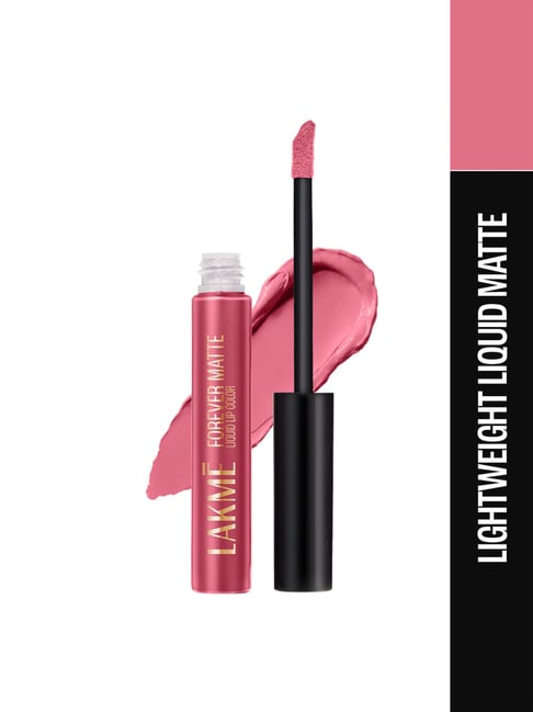 Lakme Forever Matte Liquid Lip Color Pink Parfait - 5.6 ml-picture-43