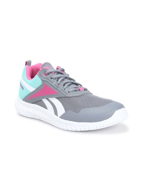 Reebok Kids Rush Runner Grey Pink Running Shoes