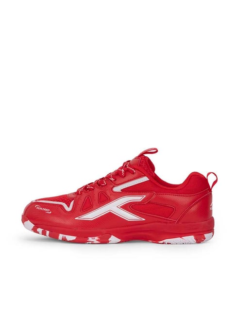 Buy Hundred Men's Xoom II Comfort Red Indoor Court Shoes for Men