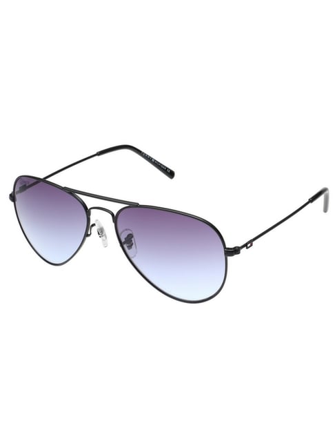 TOMMY HILFIGER Grey Aviator UV Protection Sunglasses for Men