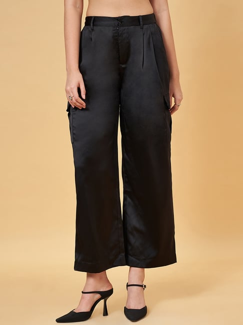 Honey by Pantaloons Black Flared Pants-picture-37