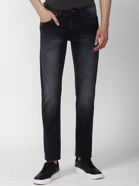 Buy Peter England Black Slim Fit Jeans for Mens Online Tata CLiQ