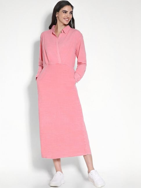 Buy American Eagle Outfitters Pink A-Line Dress for Women Online @ Tata CLiQ
